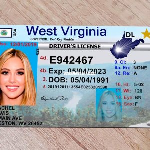 Buy West Virginia Fake Driver License Online